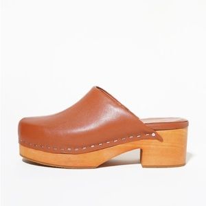 CHARLOTTE STONE MARTINO CLOG IN TERRACOTTA.